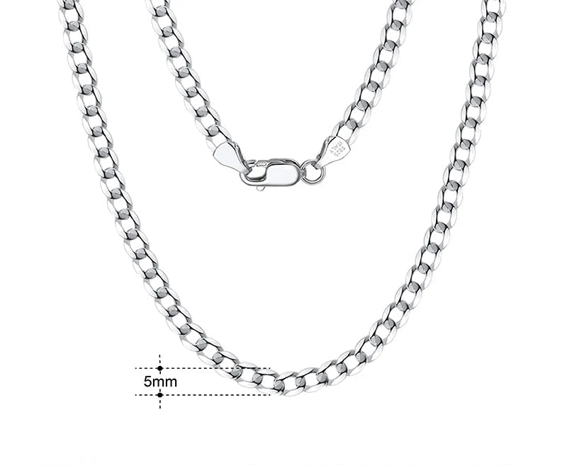 925 Sterling Silver Halsband