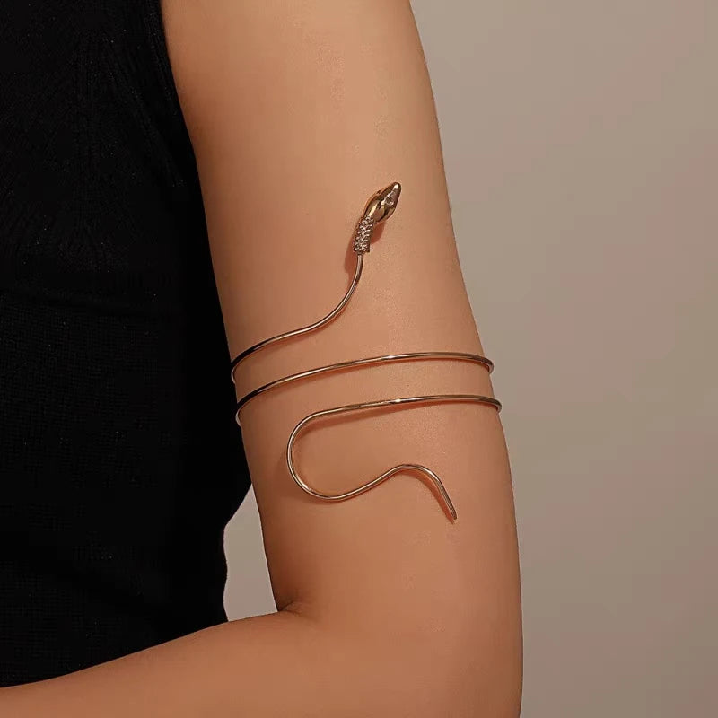 Spiralformat Ormarmband - Öppen Cuff Armlet