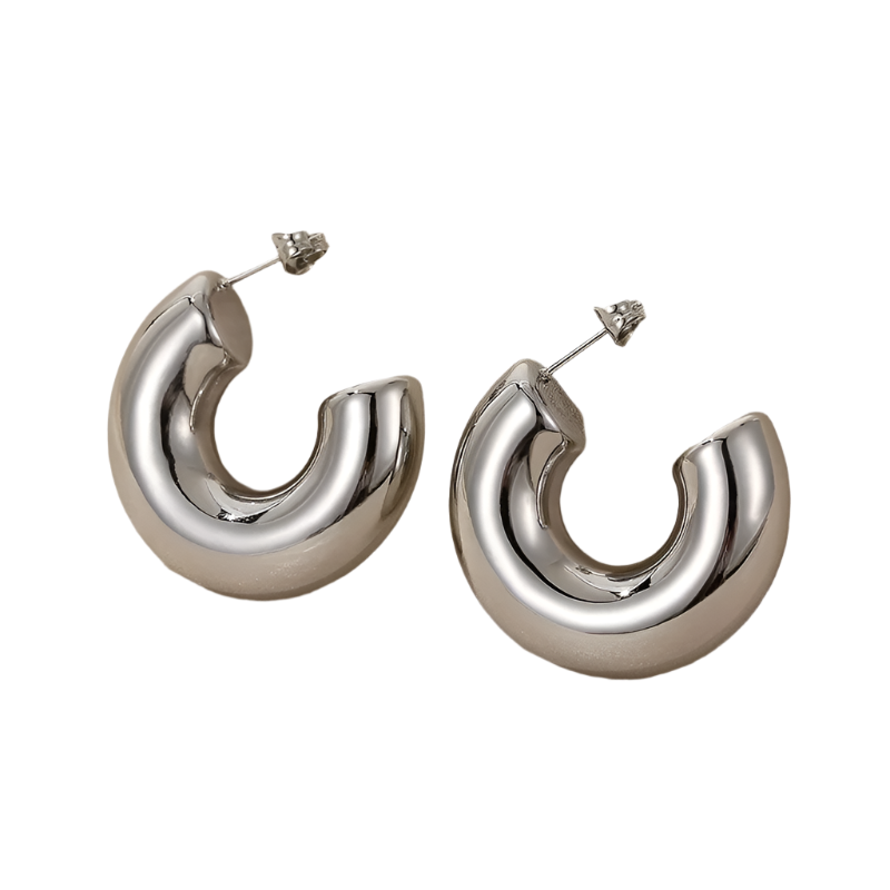 SLEEK HOOPS EARRINGS Gold