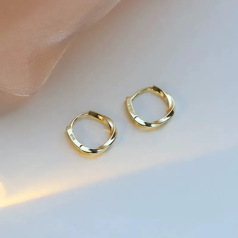 ROUND STUD EARRINGS Gold