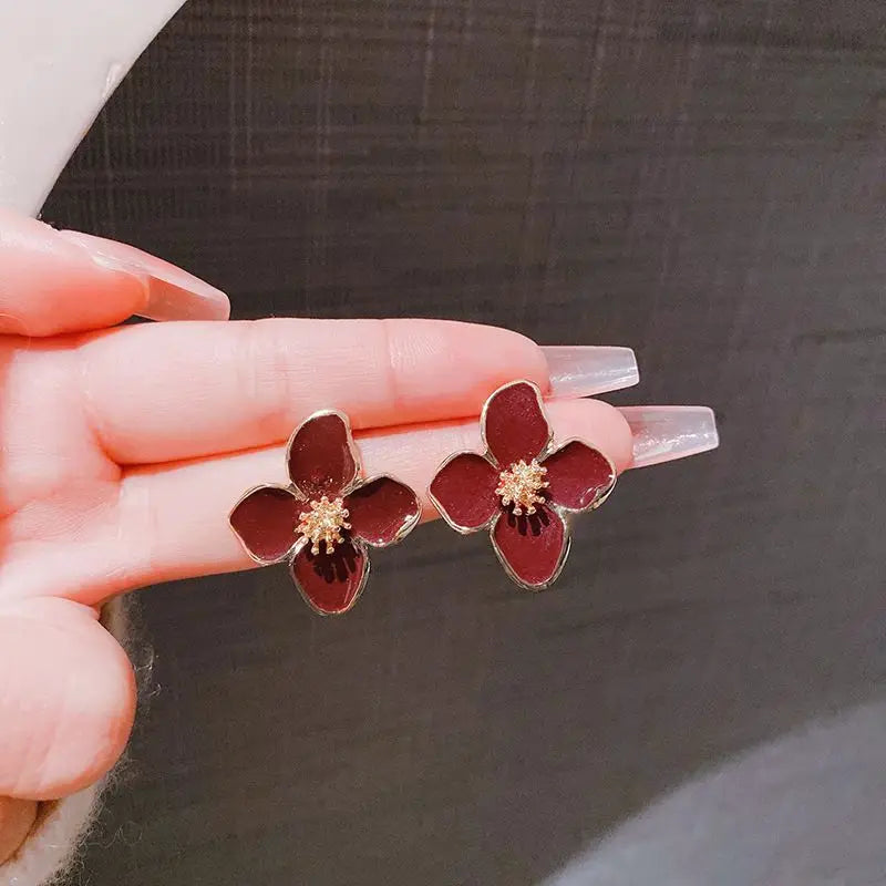 Blomsterstuds Vintage Örhängen