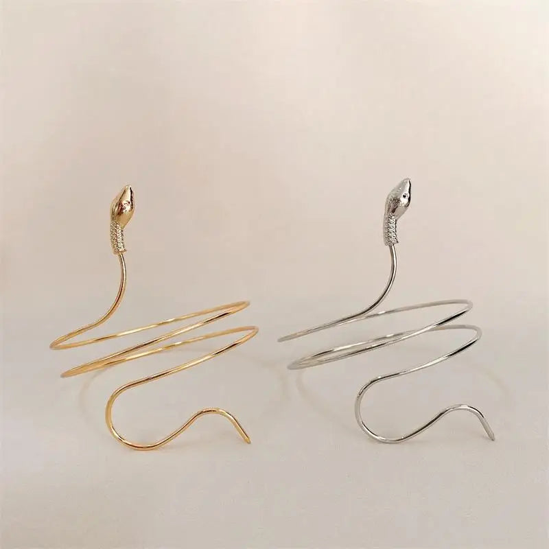 Spiralformat Ormarmband - Öppen Cuff Armlet