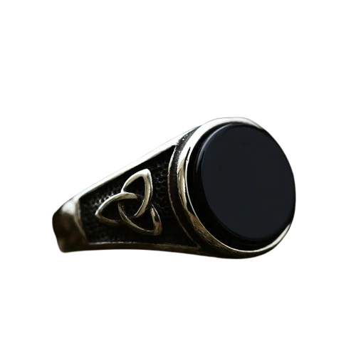 Viking Ring Högglanspolerad Signetring för Herr
