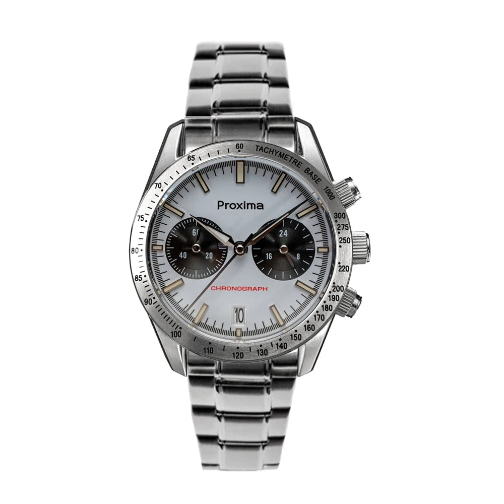 Proxima Panda 40mm Quartz Chronograph Watch
