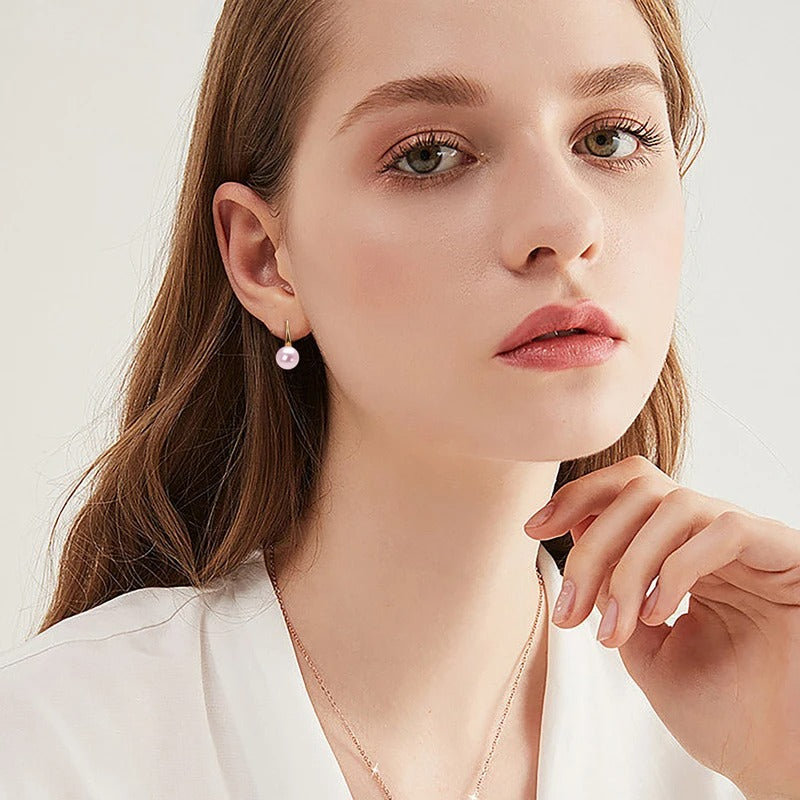 PEARL DROP EARRING Silver