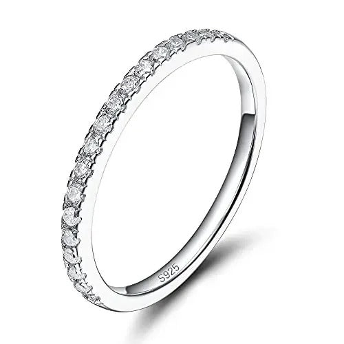 Elegant Minimalistisk Ring med Kubisk Zirkon